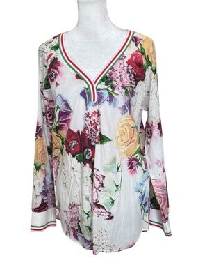 Magazine Cotton Boho Top Sz Medium - NWT